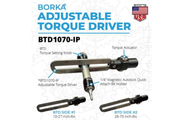 Image of Borka Tools Standard Configuation Adjustable Torque Driver Kit