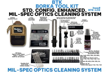Image of Borka Tools Standard Configuation Adjustable Torque Driver Kit w/ Mil-Spec Lens Cleaning System