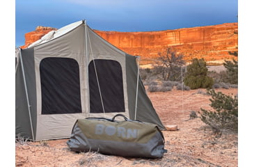 Image of Born Outdoor 95L Portage Duffel, Moss Green, BO-PD-95-MG