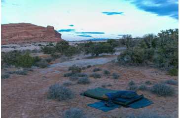 Image of Born Outdoor Sierra Quilt Down, Blue, Large, BO-QD-BL-30