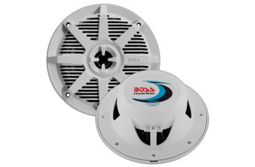 Image of Boss Audio 6.5in 2-Way Coaxial 200W Marine Speaker, White MR62W