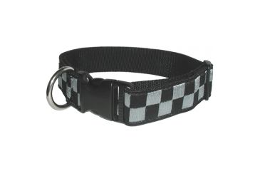 Image of Boston Leather 1-1/2 Black &amp; Gray Subdudepolice - 8158-5
