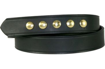 Image of Boston Leather 1 1/2 Five-snap Belt, Hi Gloss - 6583-2-34-GLD