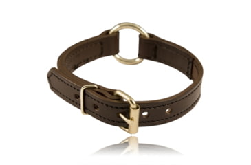 Image of Boston Leather 1 Split Ring K-9 Collars, Black, 8350-BLK-1-14