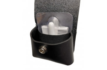Image of Boston Leather 4 Mg Plain Double Narcan Nasal Spray Holder With Loop Back - 4286-1