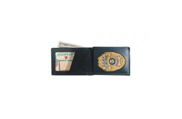 Image of Boston Leather Billfold Badge Case Walltbadge - 250-S-4099