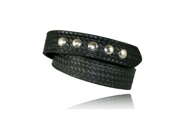 Image of Boston Leather Boston - Belt 5, Snap Closure, Basket Weave