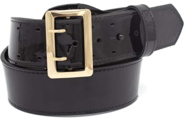 Image of Boston Leather Sam Browne Duty Belt, Black, 6501V-1-34-GLD