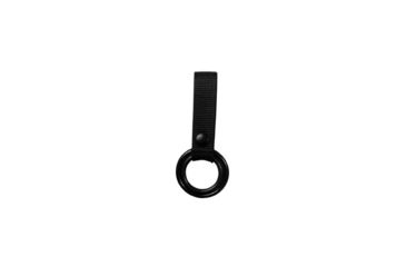 Image of Boston Leather Combo Ring 1 1/2in Pl Blk Snp - 5546-1-BLK