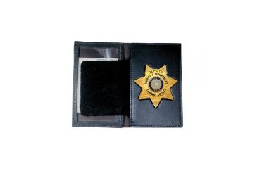 Image of Model 110 Book Style Badge Case with Oversized ID Window