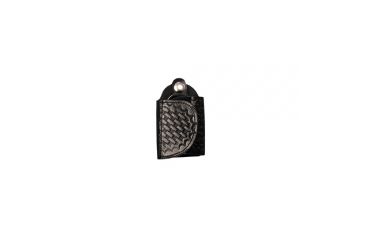 Image of Boston Leather Silent Key Holder, Bw - 5445-3-BLK