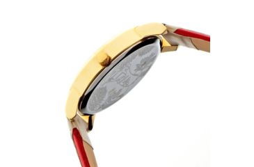 Image of Boum Bm2202 Contraire Ladies Watch, Silver, Red Leather BOUBM2202