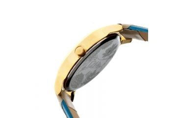 Image of Boum Bm2205 Contraire Ladies Watch, Silver, Cerulean Leather BOUBM2205