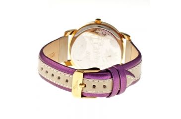 Image of Boum Bm2206 Contraire Ladies Watch, Silver, Fushia Leather BOUBM2206