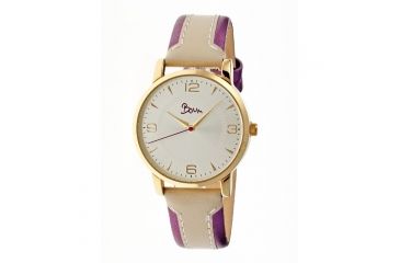 Image of Boum Bm2206 Contraire Ladies Watch, Silver, Fushia Leather BOUBM2206