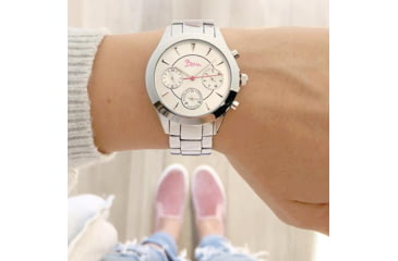 Image of Boum Boum Baiser Watch - Womens, Day/Date, Silver, BOUBM1504