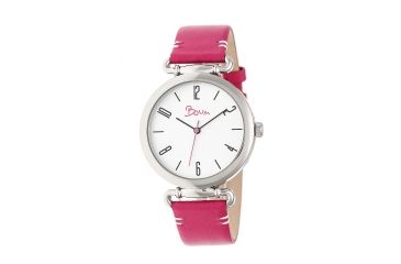 Image of Boum Lumiere Watch - Women's, Hot Pink Leather Band, 38mm, BOUBM4302