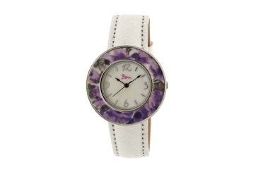 Image of Boum Bouquet Ladies Watch, Multicolored Bezel, White BOUBM2804