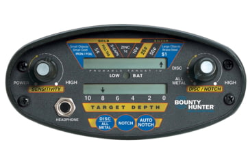 Image of Bounty Hunter Quick Draw II Digital Metal Detector with Four Operating Modes and LCD Display - QD2
