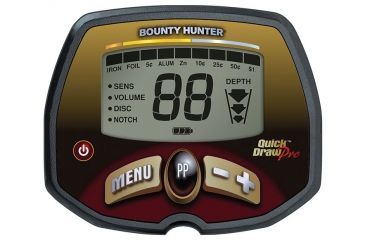 Image of Bounty Hunter Quick Draw Pro Metal Detectors, Black PROQD