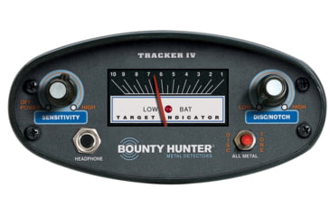 Image of Bounty Hunter Tracker IV Metal Detector w/ 8in Coin Depth Detection - TK4