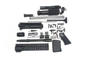 Image of Bowden Tactical AR-15 Pistol Build Kit, 5.56, 10.5in Barrel, 10in Handguard, Flash Hider, Black, J27110