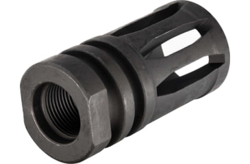 Image of USED Bowden Tactical AR*chitect AR10/AR15 Flash Hider, Multi-Caliber, 1/2-28 Threads, 4in, 4140 Steel, Black Hardcoat Anodized Aluminum, J13483-28, EDEMO3, Used, Condition Fair, Scratches