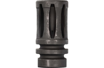 Image of USED Bowden Tactical AR*chitect AR10/AR15 Flash Hider, Multi-Caliber, 1/2-28 Threads, 4in, 4140 Steel, Black Hardcoat Anodized Aluminum, J13483-28, EDEMO3, Used, Condition Fair, Scratches