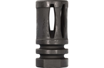 Image of USED Bowden Tactical AR*chitect AR10/AR15 Flash Hider, Multi-Caliber, 1/2-28 Threads, 4in, 4140 Steel, Black Hardcoat Anodized Aluminum, J13483-28, EDEMO3, Used, Condition Fair, Scratches