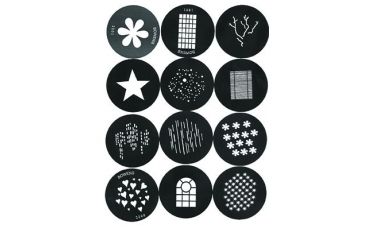 Image of Bowens SET OF 12 M-SIZE GOBOS to fit Universal Spot Attachment BW-1880 BO BW-1879