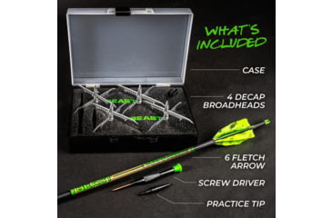 Image of Bowmar Archery Turkey Decapper System, 3in, Silver, DECAP-SYSTEM-3