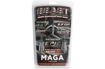 Image of Bowmar Beast MAGA Edition Broadhead 125 gr, 2.3 in, 3 Pk, 1503727
