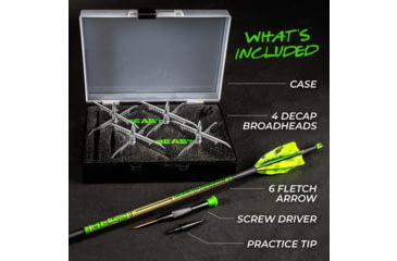 Image of Bowmar Archery Beast Turkey Decapper System, 4in, 165 Grain, DECAP-SYSTEM-4