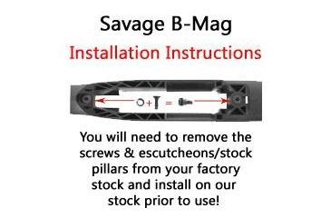 Image of Boyds Hardwood Gunstocks Featherweight Thumbhole Savage BMag Detachable Box Mag Short Action Factory Barrel Channel, Nutmeg 43A584D06111