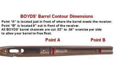 Image of Boyds Hardwood Gunstocks Featherweight Thumbhole Weatherby VG Long Action Factory Barrel Channel, Forest Camo 4V4331006110