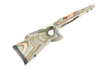 Image of Boyds Hardwood Gunstocks Featherweight Thumbhole Winchester 70 Long Action 1 Piece Floor Plate Factory Barrel Channel, Forest Camo, 500451006110