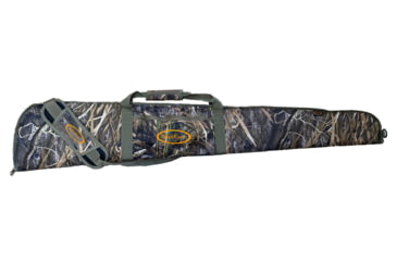 Image of Boyt Harness Mud River Deluxe Floating Foam Soft Gun Case, 52in Size, Waterproof, Hook and Loop Closure, Zipper Fastener, Adjustable Sling, Wrap-Around Handle, Habitat, 38056