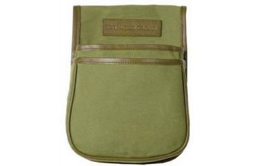Image of Boyt Harness Estancia Series Leather Canvas Trap Skeet Pouch, Green 0PL145001