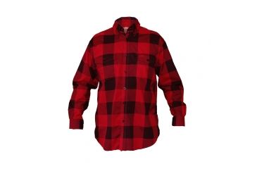 Image of Boyt Harness Mens Hu163 Field Shirt, Red/Black, Extra Large 15312