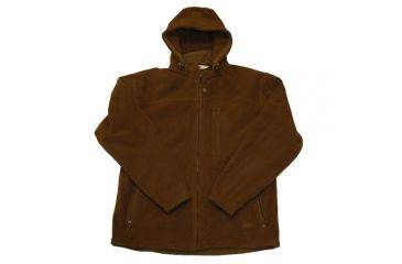 Image of Boyt Harness Mens Hu219 Hooded Jacket, Brown, Large 12885