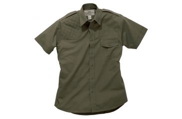 Image of Boyt Harness Short Sleeve Safari Shirt, Green LH, Medium 0SA100MLG
