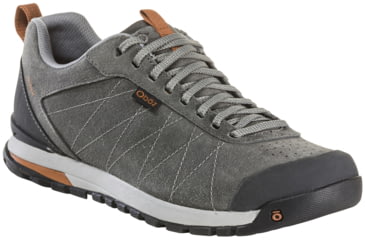 Image of Bozeman Low Leather Casual Shoes - Mens, Wide, Charcoal, 9, 74201-Charcoal-Wide-9