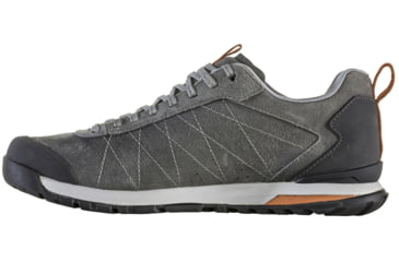 Image of Bozeman Low Leather Casual Shoes - Mens, Wide, Charcoal, 9, 74201-Charcoal-Wide-9