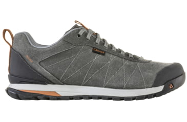 Image of Oboz Bozeman Low Leather Casual Shoes - Men's, Wide, Charcoal, 9, 74201-102-9-Wide