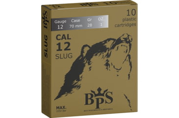 Image of BPS 12 Gauge 28 Grain 1 oz 2.75in Centerfire Shotgun Slug Ammunition, 10 Rounds, 5012