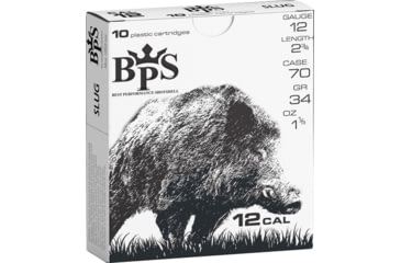 Image of BPS 12 Gauge 34 Grain 1 1/5 oz 2.75in Centerfire Shotgun Slug Ammunition, 10 Rounds, 5014
