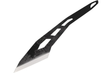 Image of BPS Knives Kiridashi Neck Knife, 7.75in Overall, 2.75in, Natural Finish Scandi Grind 1060HC Steel Blade, Stainless Steel Handle, Leather Sheath, KIRIDASHICSH