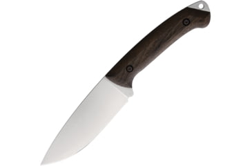 Image of BPS Knives Savage Fixed Blade Knife, 9.75in Overall, 4.75in, 1066 Carbon Steel, Satin Blade, Oiled Walnut Handle, Leather Sheath, SAVAGECSH