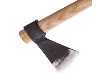 Image of BR Rinaldi American Boy's Axe, 24.75in Overall, 8.38in Spring Steel Axe Head w/ 4.75in Cutting Edge, Hickory Handle, 700g Head, 302N2M