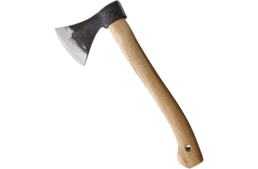 Image of BR Rinaldi Normal Axe, 15in Overall, 6in Natural Finish Spring Steel Axe Head w/ 4.25in Cutting Edge, Wood Handle, 400g Axe Head, 303N00S38